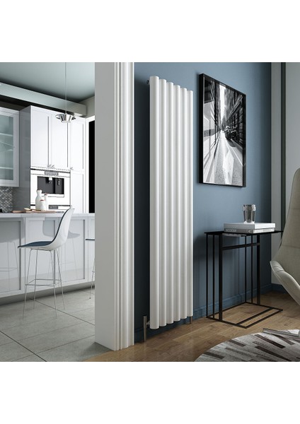Odessa Aluminyum Radyatör 180X55CM Kumlu Beyaz