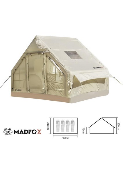 Bigless Glamping Cotton Inflatable Şişme Çadır Baca Çıkışlı modelleri