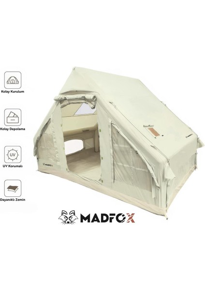 Bigless Glamping Cotton Inflatable Şişme Çadır Baca Çıkışlı indirimleri