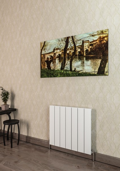 Drama Alüminyum Radyatör 660 x 600 Pütürlü Beyaz Ral 9016