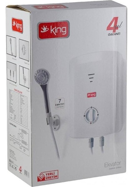 K 7008 Ekvator Ani Su Isıtıcı Şofben modelleri
