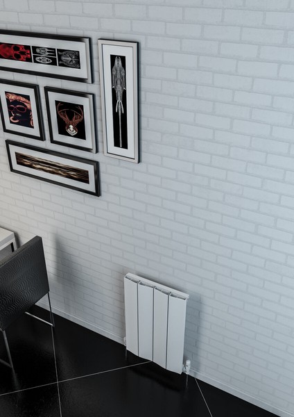 Cunda Alüminyum Radyatör 375 x 600 Pütürlü Beyaz Ral 9016 fiyatları