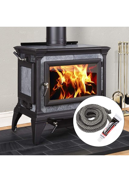 Ithal Yanmaz Soba Şömine Conta Fitili 10 mm x 2.5m Fermit Yapıştırıcı fiyatları