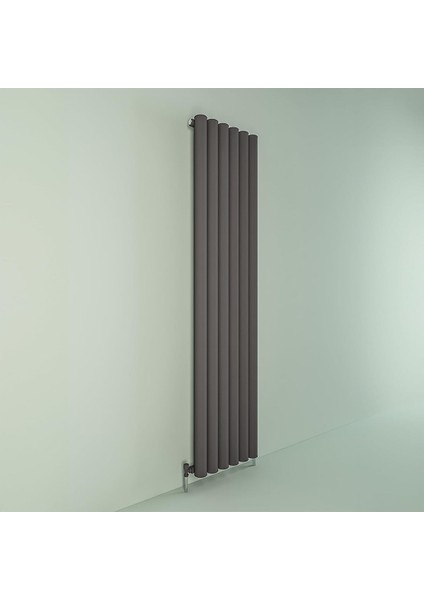 Ula 2025 Tasarım Yeni Nesil Alüminyum Dizayn Panel Radyatör En:41,5 cm x BOY:180 cm Antrasi̇t modelleri