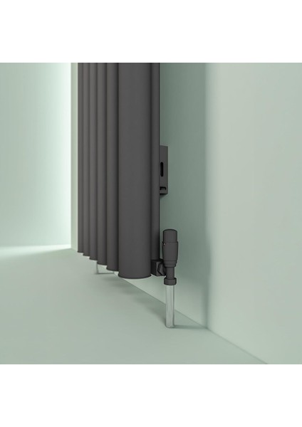 Ula 2025 Tasarım Yeni Nesil Alüminyum Dizayn Panel Radyatör En:41,5 cm x BOY:180 cm Antrasi̇t indirimleri
