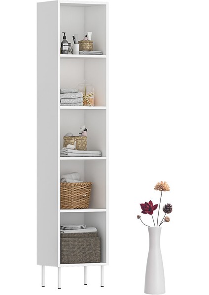 BNY103-BEYAZ 2 Kapakli Banyo Dolabi modelleri