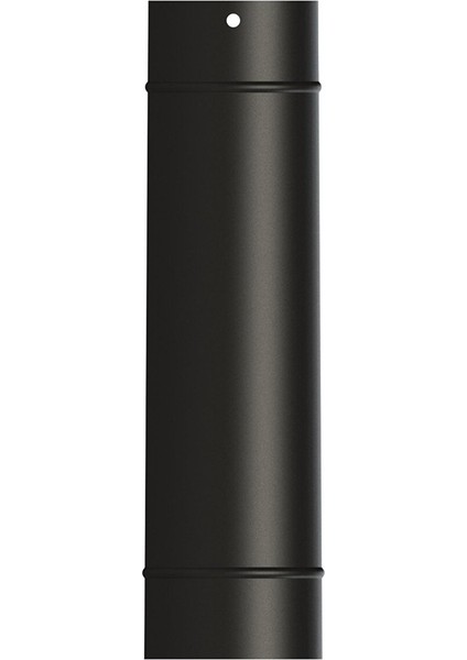 Mat Si̇yah Emaye Soba Borusu / Boy: 50-45-38 cm / Çap: 13 cm
