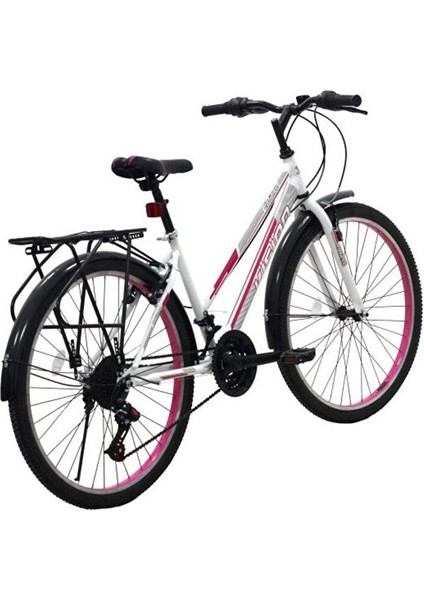 Vision Elegance 24" Jant Sypo Index (3*7) Vites V-Fren Şehir Bisikletii Beyaz - Pembe fiyatları