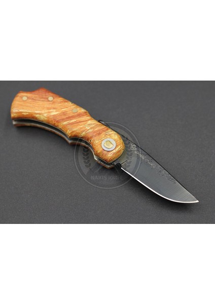 Stabilize Mapple Burl Ağacı Sap Kuyruk Milli Bushcraft Namlu Mini Çakı modelleri