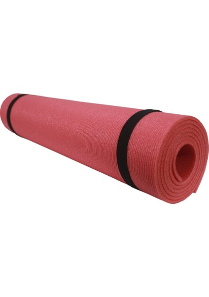 Pilates Yoga Matı 180X60 5mmçizgi Desen Pembe