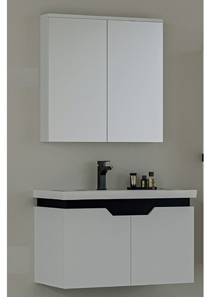 Kea Luna Banyo Dolab Takimi Beyaz 65 cm