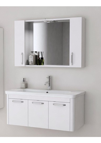 Note Smart 100 cm Banyo Dolabı - Beyaz