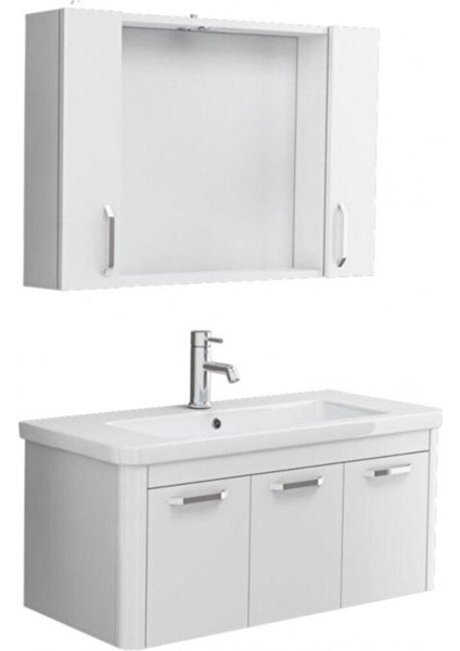 Note Smart 100 cm Banyo Dolabı - Beyaz fiyatları