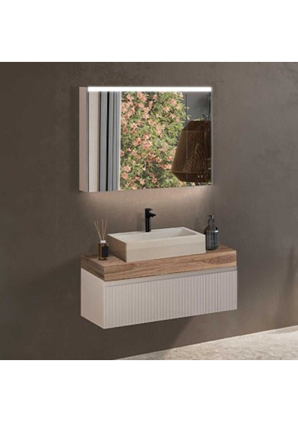 Royal Banyo Dolap Takımı Royal 28100 V31 100CM Kumsal