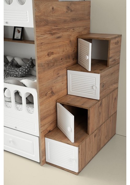 Çeti̇n Ranza Panjur Yavrulu Ranza Beyaz & Ahşap Çelik Destekli Membran Kaplama %100 Mdf Beyaz-Ahşap modelleri