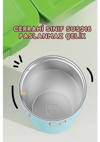 Yeni Koleksiyon 550ML LED Sıcaklık Göstergeli Rahat Içim Paslanmaz Çelik Akıllı Termos Mug Siyah-Yeşil modelleri