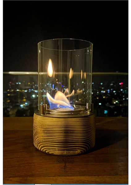 Tophane Bio Ethanol Şömine Kayın