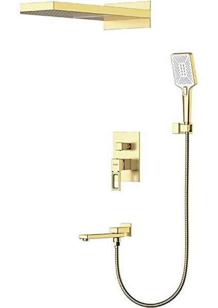 G7117-73 Premium Gold Duş Seti