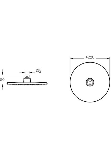 Artema Rain Q A45707STA Duş BAŞLIĞI,220 mm fiyatları