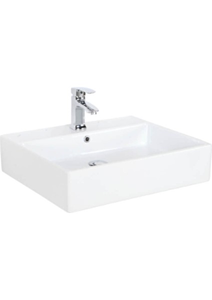 NX260 Next Tezgah Üzeri Kare Lavabo 50X60 cm