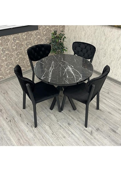 Mutfak Masası Takımı 4 Kişilik Yuvarlak Masa Takımı modelleri