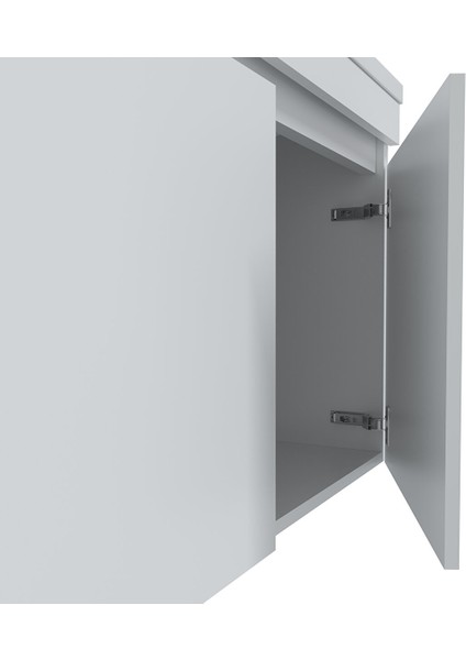 Tokyo 80 cm Mdf Banyo Lavabolu Alt Dolap Beyaz modelleri