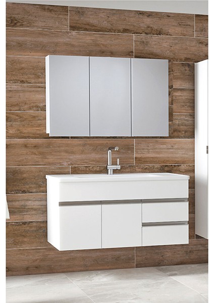 Esen Beyaz 100 cm Lüx Banyo Dolabı Takımı fiyatları