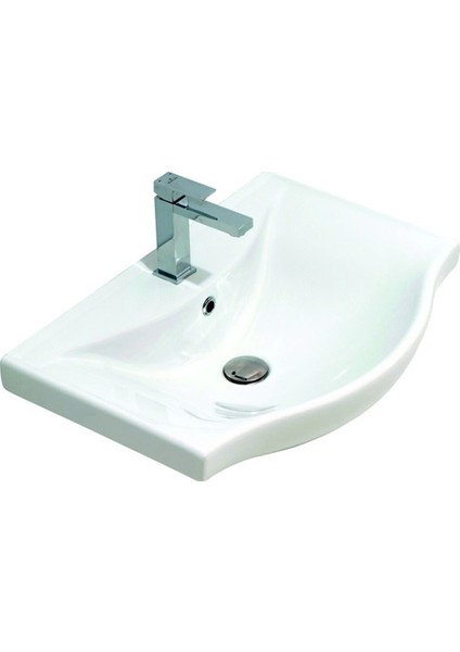 Kahire 80CM Antrasit Mdf Banyo Dolabı Seti Antrasit