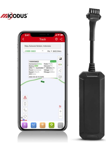 MV710G 4G GPS Araç Takip Cihazı – Motosiklet ve Otomobil Uyumu