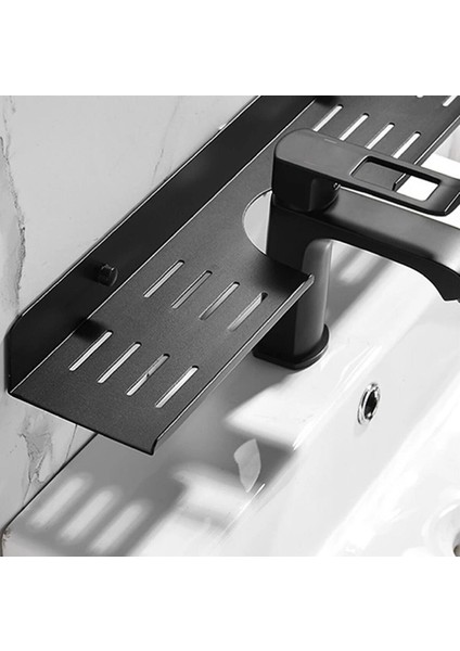 Metal Banyo Mutfak Düzenleyici Mutfak Organizer Şampuan Rafı 30 cm