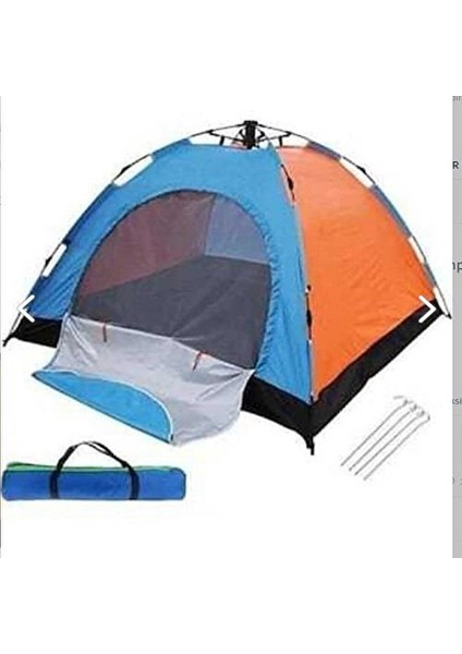 Otomatik Kurulumlu Kamp Çadırı 4-5 Kişilik (200X200)