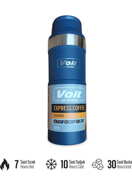 Express Coffee Thermos 510ML / Mavi̇