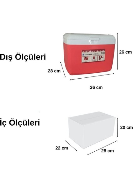 Sunset Glide 14 Qt Soğutucu Buzluk 13 Litre Kırmızı indirimleri