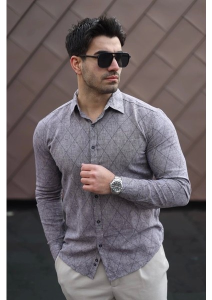 Erkek Şamre Kumaş Gömlek