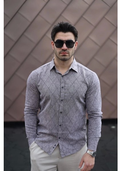 Erkek Şamre Kumaş Gömlek modelleri