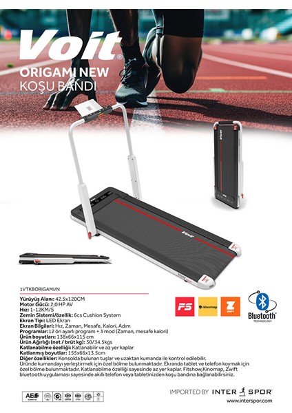 Ori̇gami̇ Koşu Bandi/n fiyatları