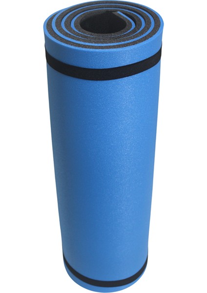 180X60CM 15MM Extra Rahat Mavi-Siyah Yoga Pilates Matı fiyatları