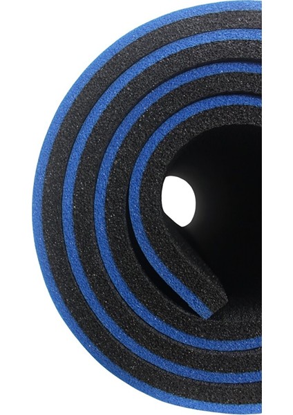 180X60CM 15MM Extra Rahat Mavi-Siyah Yoga Pilates Matı modelleri