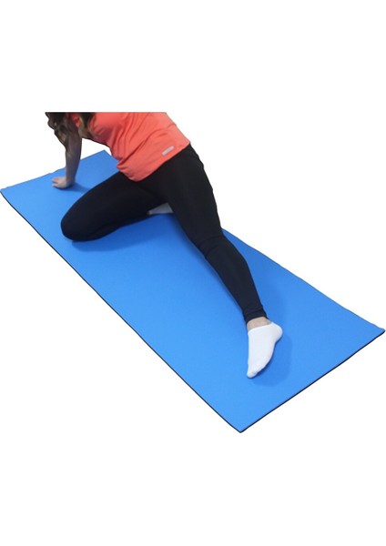 180X60CM 15MM Extra Rahat Mavi-Siyah Yoga Pilates Matı indirimleri