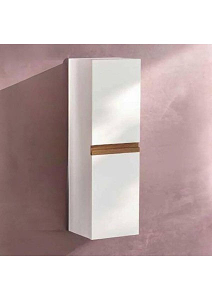 Woodline Banyo Boy Dolabı 33CM Beyaz