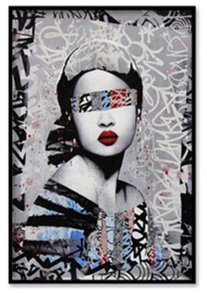 Tablolife Monochrome Beauty - Yağlı Boya Dokulu Tablo 100X150 Çerçevesiz 100X150 cm fiyatları