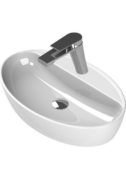 Turkuaz Cerastyle One Lavabo 67*42CM Çanak Tezgah Üstü (Delikli) fiyatları