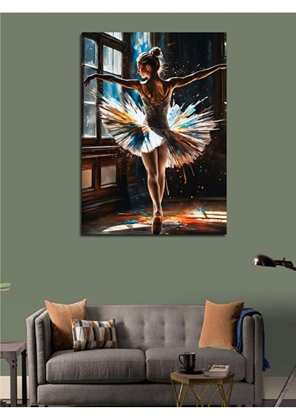 Kanvas Tablo Balerin Kız 50X70 cm fiyatları