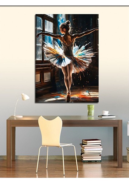 Kanvas Tablo Balerin Kız 50X70 cm modelleri