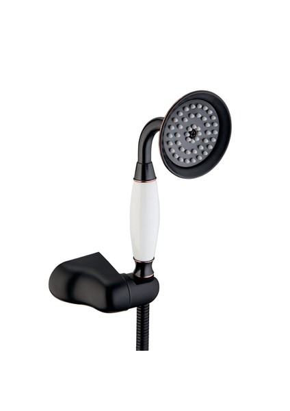 Askılı Duş Takımı Siyah Beyaz Retro DST29-O