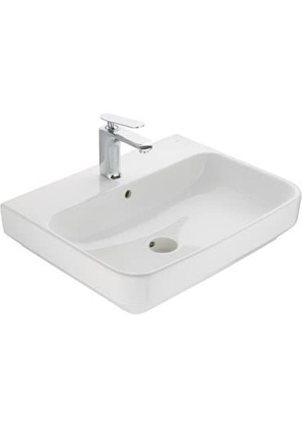 Kale Fold 60 cm Beyaz Tezgah Üstü Lavabo 310200200128