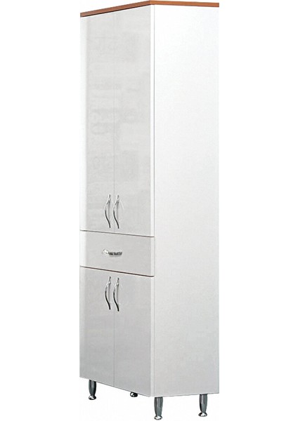 Petra Banyo Boy Dolabı Teak 60 cm