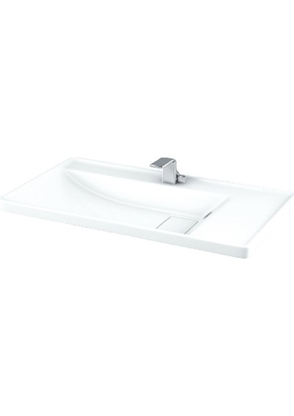 Quattro 80 cm Dolap Uyumlu Etejerli Lavabo - 8080