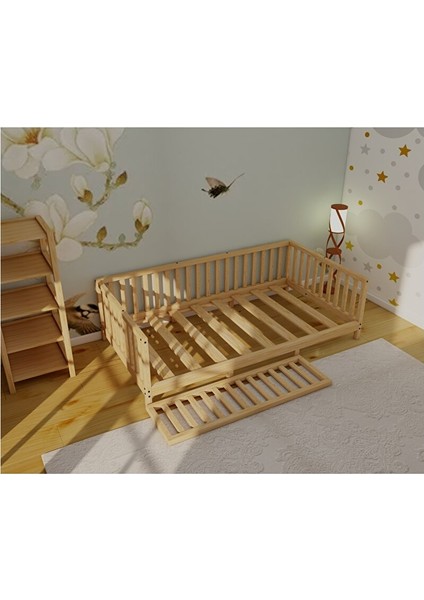 Çift Kullanımlı Montessori Çocuk Yatağı 90X190 cm indirimleri