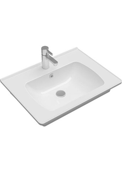 Saturn Flat 60 cm Etajerli Lavabo